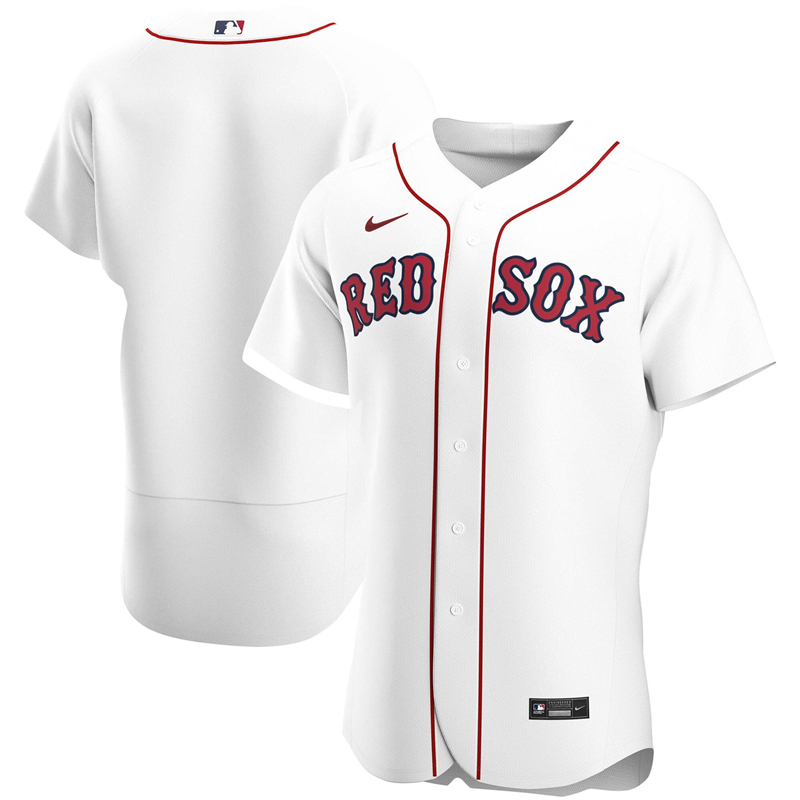 2020 MLB Men Boston Red Sox Nike White Home 2020 Authentic Official Team Jersey 1->boston red sox->MLB Jersey